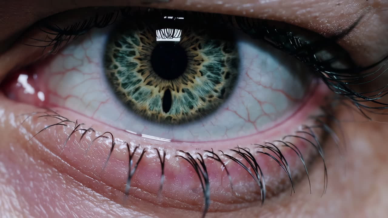 primer plano de un ojo humano