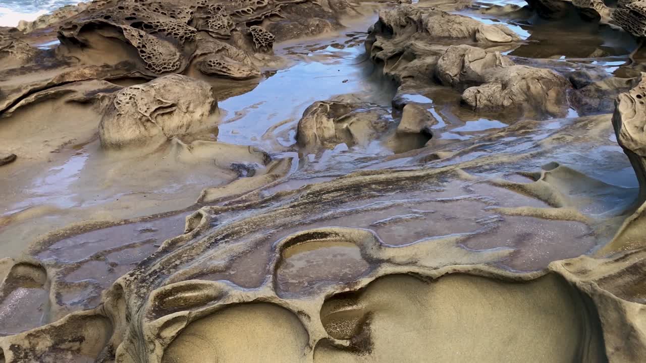 Unique rock formations on the coast of Oregon.