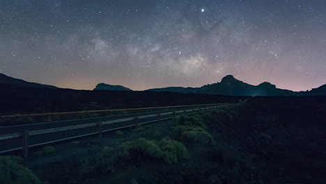 Milky-way-rising-along-the-eastern-horizon-and-road-as-foreground