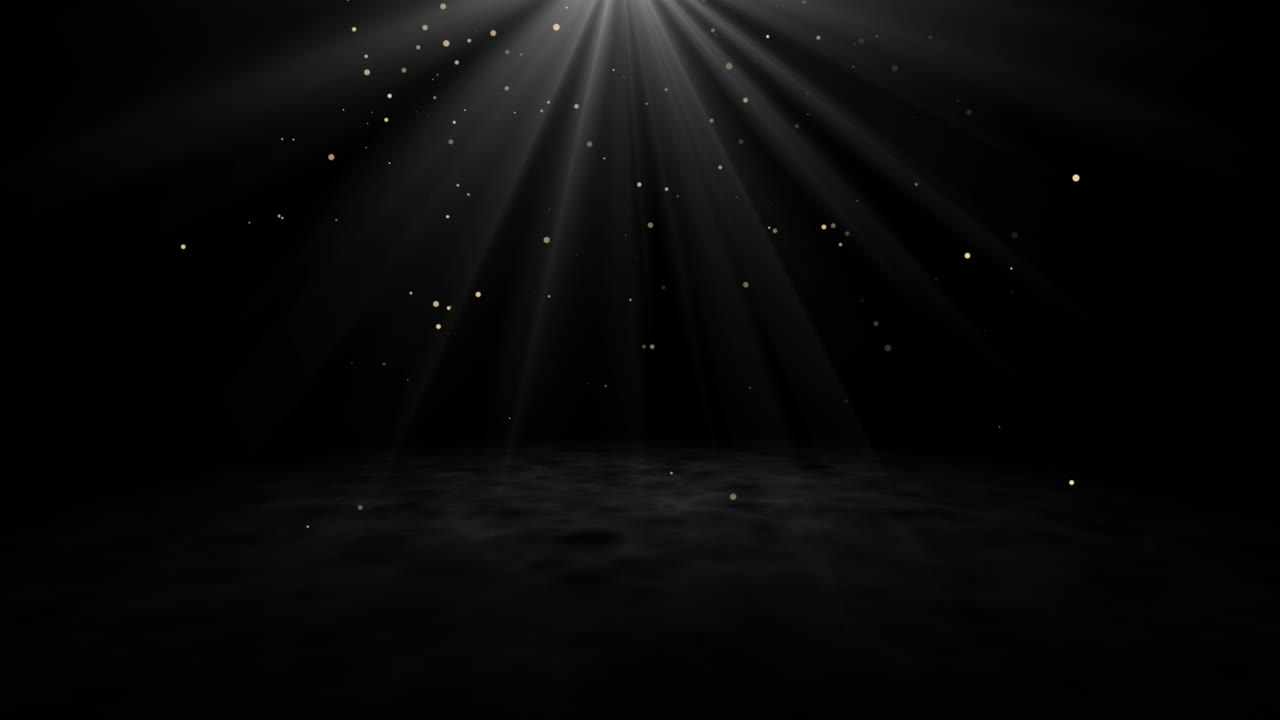 Abstract Spotlight with Particles