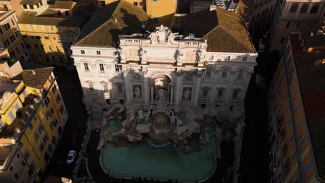 Establishing-Drone-Shot-of-Fontana-di-Trevi