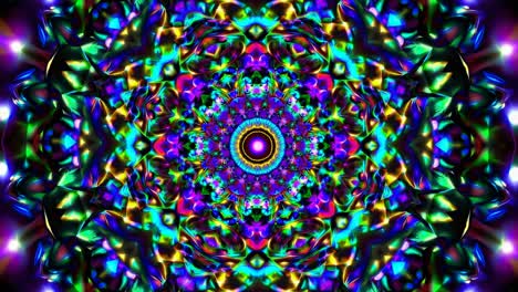 vibrant psychedelic mandala