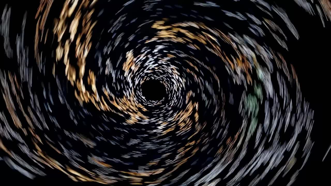 túnel espiral abstracto