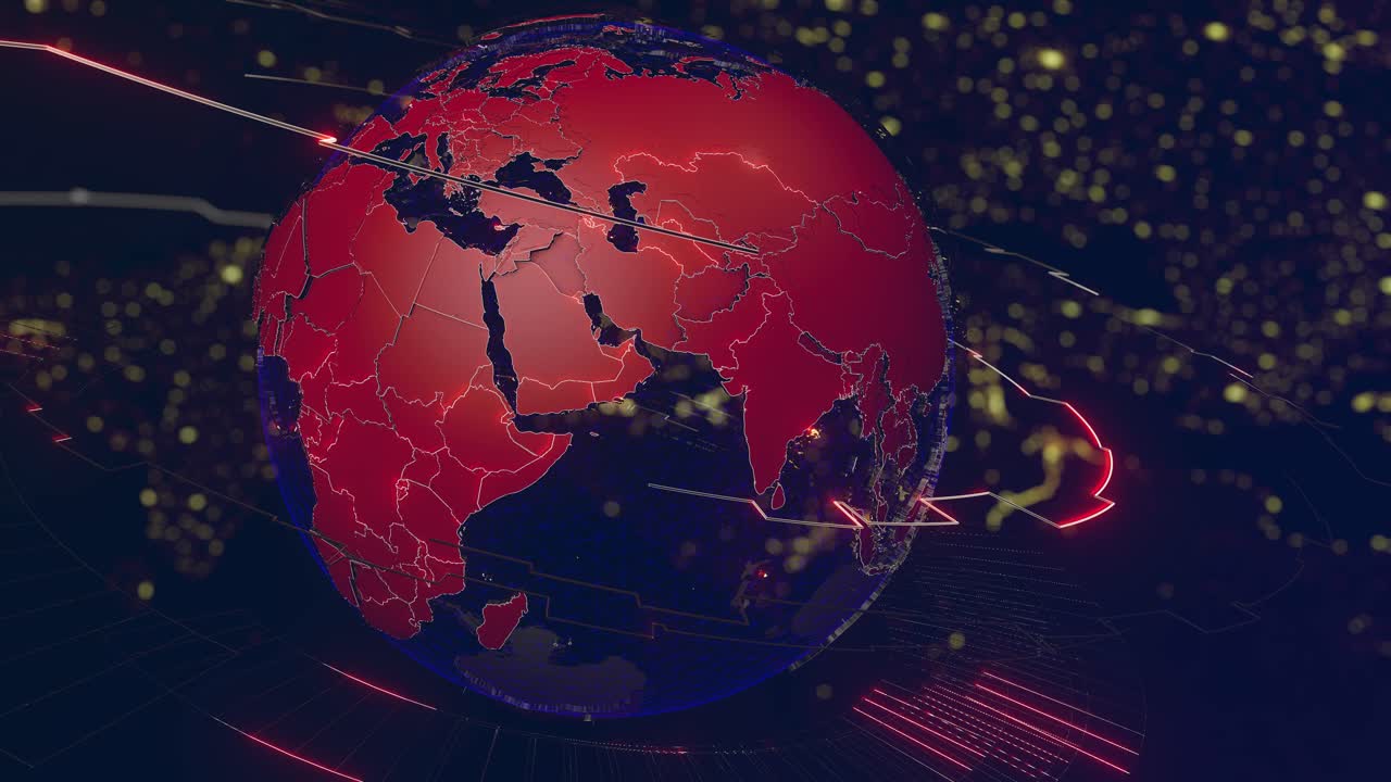 animación cg vibrante - la belleza de la tierra roja