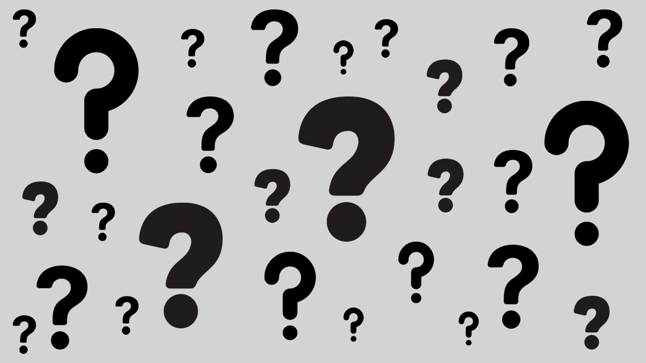 Animated Question Marks Pop Up — Confusion, Curiosity, Inquiry, Uncertainty, Problem-Solving symbol icons moving