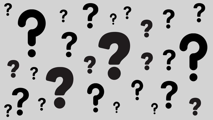 Animated Question Marks Pop Up — Confusion, Curiosity, Inquiry, Uncertainty, Problem-Solving symbol icons moving