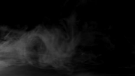 mix different fog and smoke on a black backdrop for the background blending