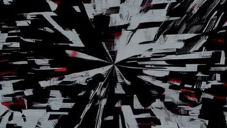 arte de distorsión digital abstracto