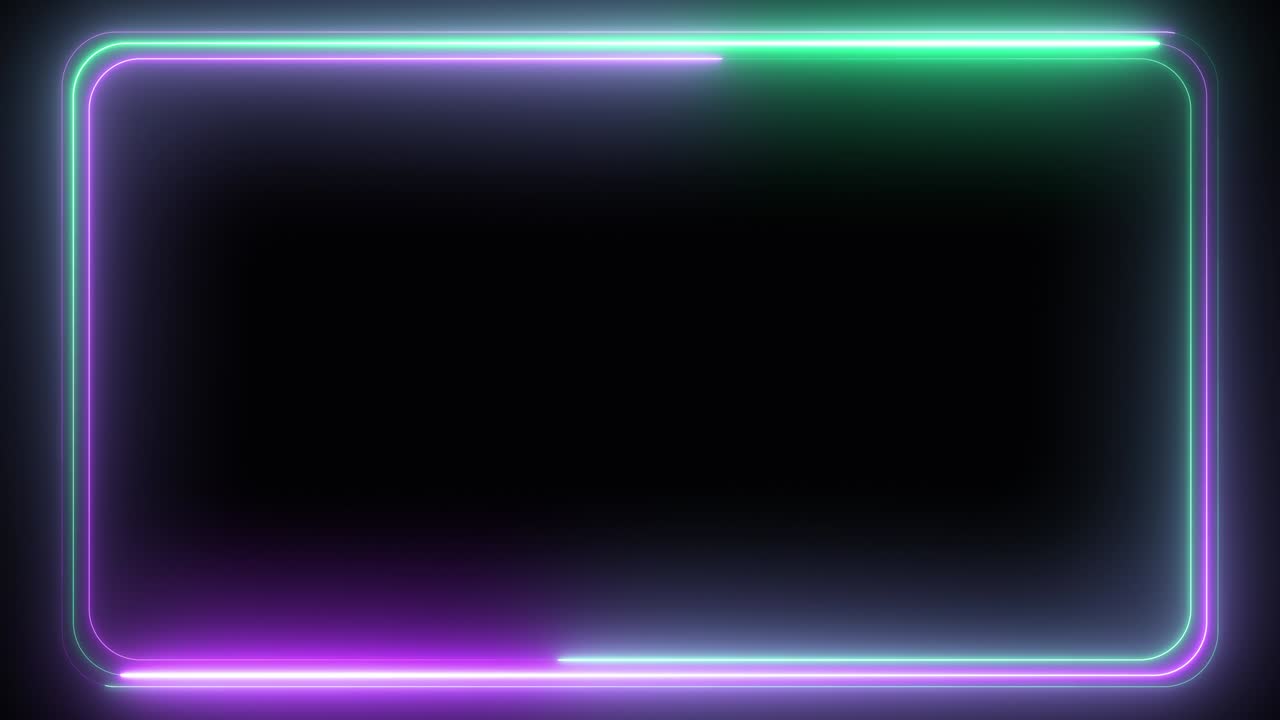 patrón sin costuras abstracto de líneas ultravioletas de neón brillantes, luz fluorescente moderna, caja de neón, patrón para tecnología de proyección de pantallas led, fondo de bucle 4k, espectro púrpura azul