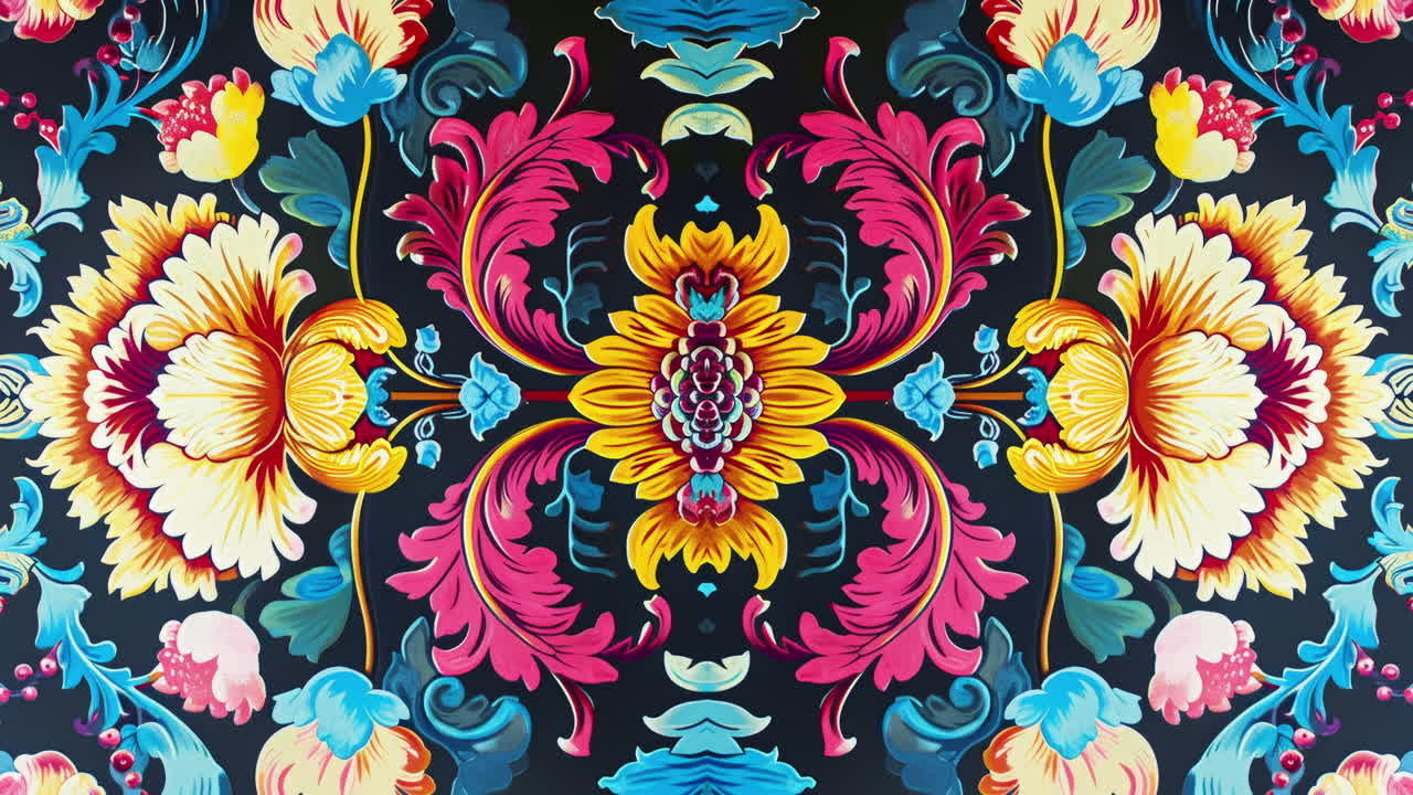 papel tapiz de flores hecho con