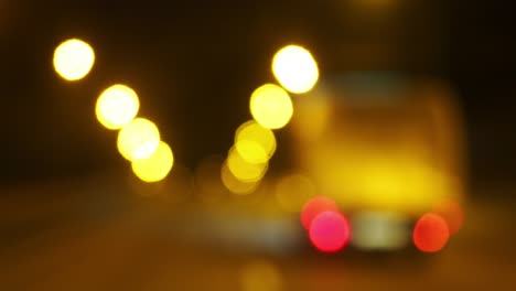 luces de neón bokeh de color borroso