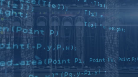 animation of data processing over computer server