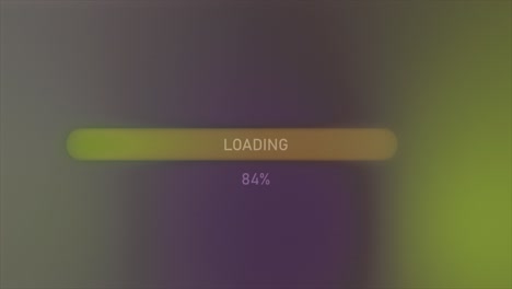 loading screen with progress bar