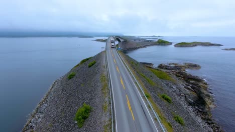 Luftaufnahmen-Der-Atlantikstraße-In-Norwegen