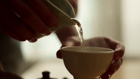 tea ceremony - pouring tea