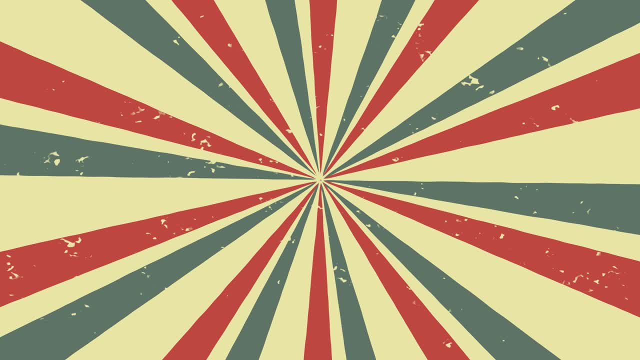 회전 레트로 버스트 느린 원활한 루프 추상적인 그런지 빈티지 배경