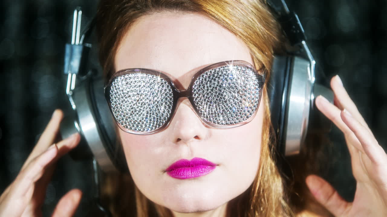 여성 디스코 안경 sm 4k 00