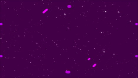 animation of purple shapes with playing chips