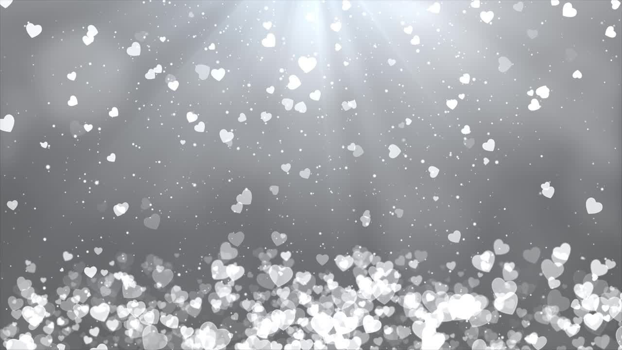 Silver Heart Background