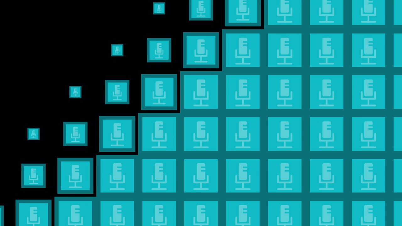 Mic Block tile wave Transitions. 1080p - 30 fps - Alpha Channel (5)