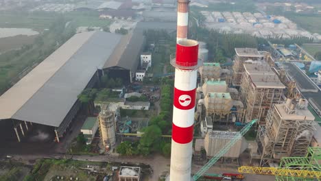 vista aérea del complejo industrial