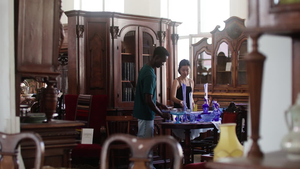 가게에 있는 친구