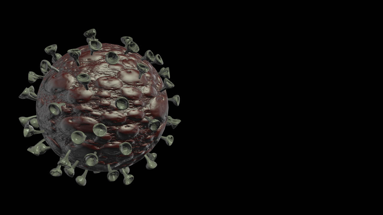 modelo de virus en 3d