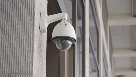 security camera on building wall
