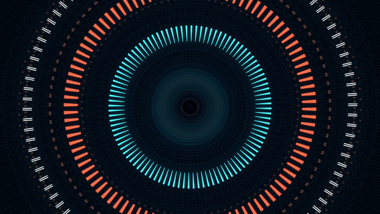 patrón geométrico abstracto con círculos concéntricos