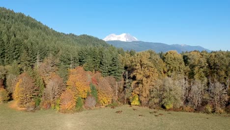 Ariel-Drohnenaufnahmen,-Die-Die-Spitze-Des-Berges-Enthüllen