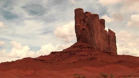 longshot of a sandstone formation at monument valley tribal park in arizona and utah 2