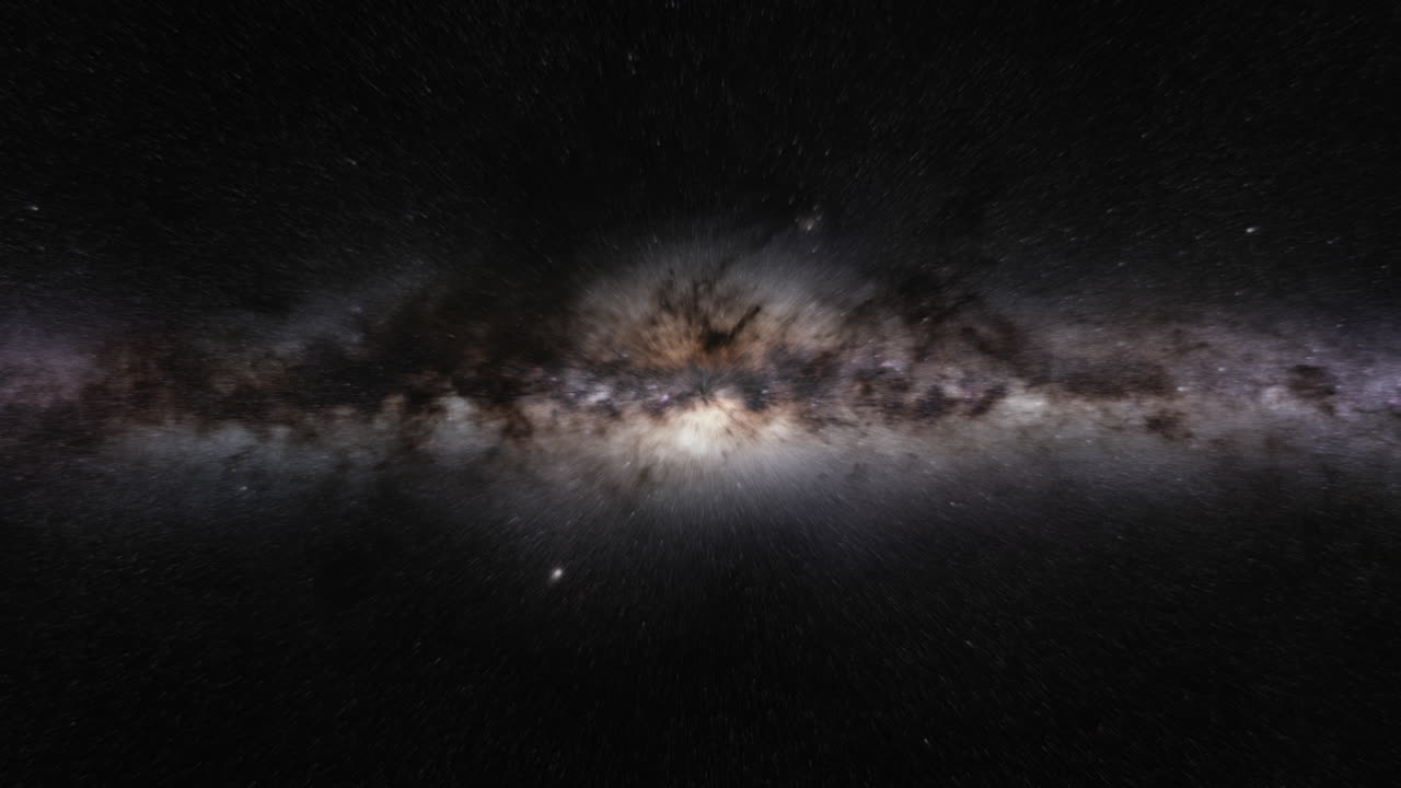 Flying Through the Galaxy Motion graphics