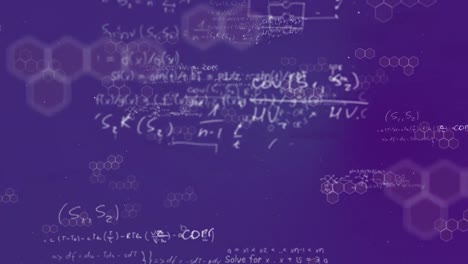 Animation-of-scientific-formulae-hand-written-coronavirus-Covid-19-spreading