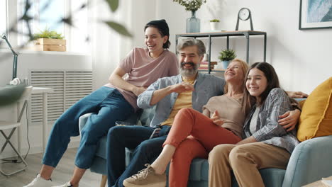 happy family enjoying time together