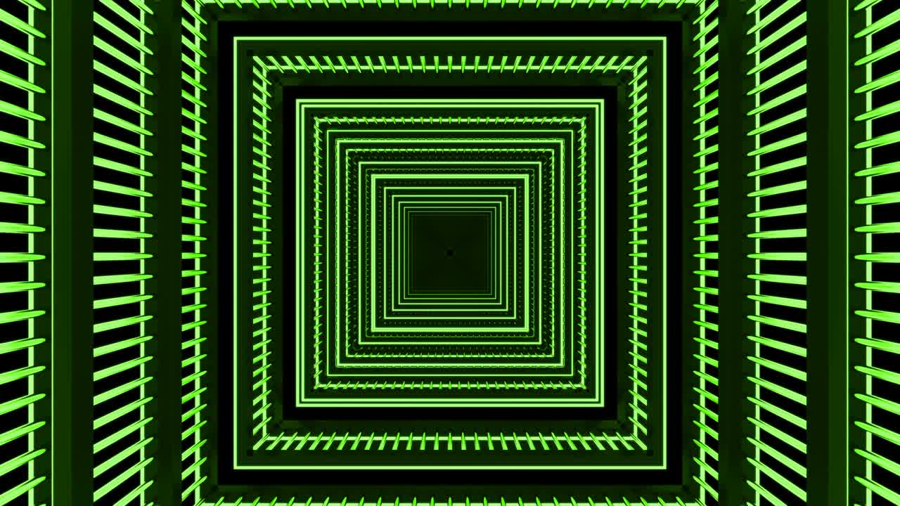 pasillo de fondo abstracto con bucle tecnológico