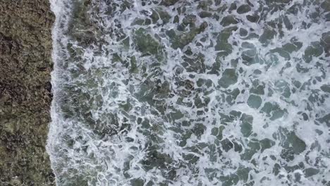 hypnotic waves on reef in mexico