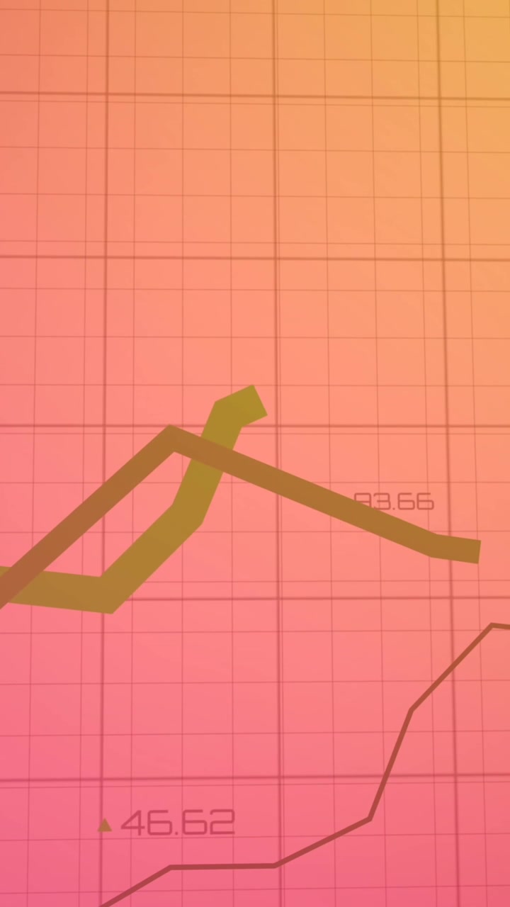 Composition of financial data processing with green lines over grid