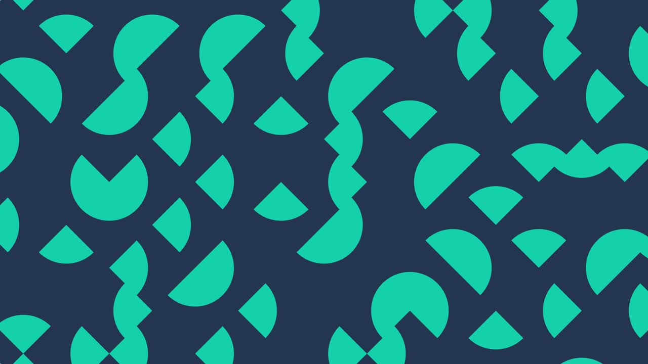 formas geométricas multicolores en un patrón dinámico abstracto. fondo gráfico de movimiento en un diseño plano con elementos cuadrados