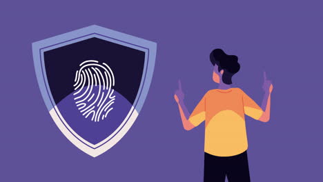 fingerprint security illustration