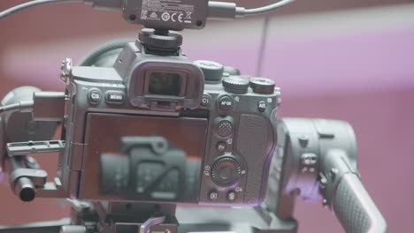 configuración de la cámara para la producción de video