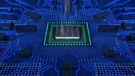 tecnología de fondo de la cpu
