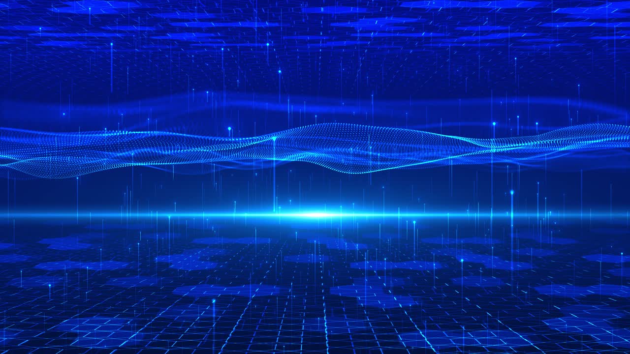 Technology network connection artificial intelligence abstract business design futuristic grid