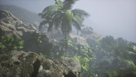 Mountain-and-Field-Landscape-with-Palms