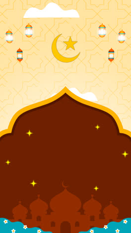 Motion-Graphic-of-Flat-background-for-islamic-new-year-celebration