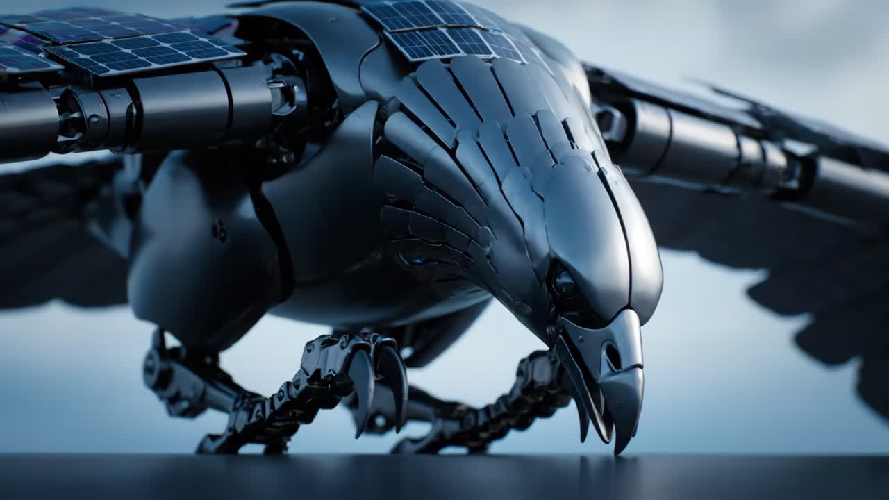 Robotic Raven AI Images