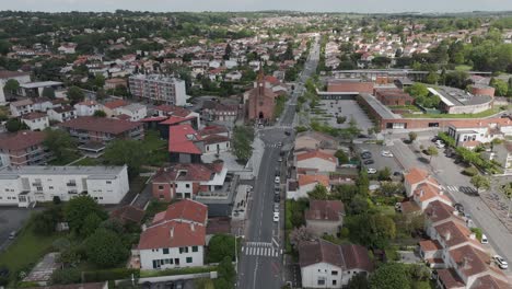 aerial view of the church of st