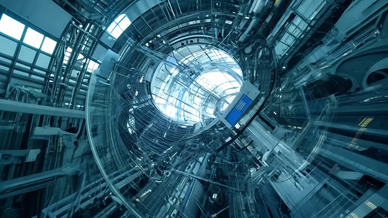 Futuristic Metal Structure