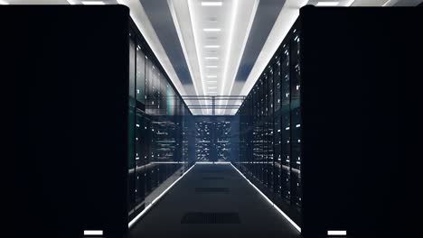 modern data center interior