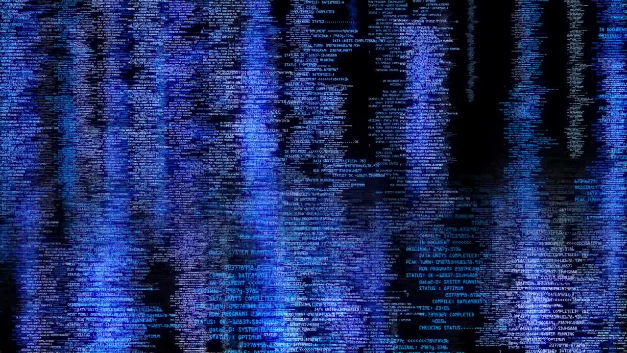 tecnología de interfaz de datos de computadora pantalla digital
