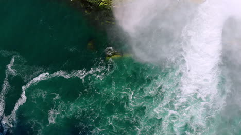 Drone-top-view-of-Niagara-Falls